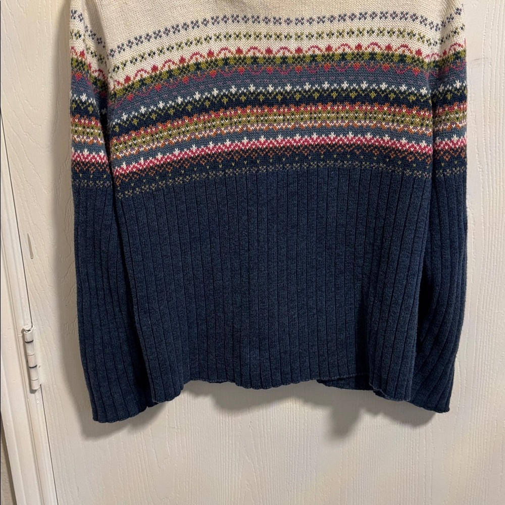 Shaver Lake Women’s XL Full Zip‎ Cardigan Sweater Long Sleeve Colorful Casual - Picture 5 of 10
